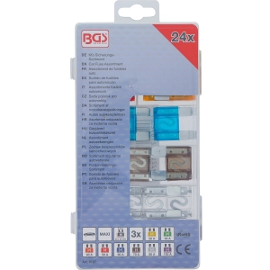 Set siguranțe auto Maxi, 20–100 A, 24 piese