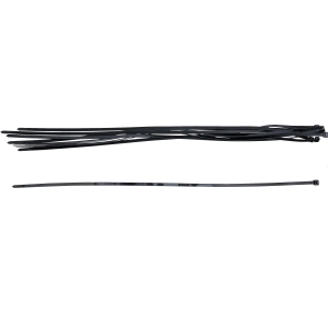 Coliere negre din nailon pentru cabluri, 8 × 700 mm, 10 bucăți