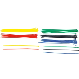 Colored Cable Tie Assortment 4.8 x 300 mm – 50 pcs.