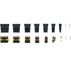 Set conectori electrici protejați – 350 piese