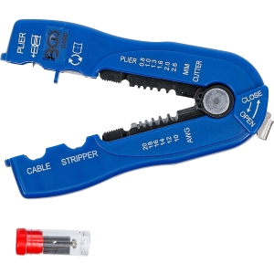 2-in-1 Wire and Cable Stripper, 0.8–2.6 mm