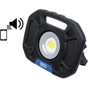 40 W COB LED Work Light with Integrated Bluetooth Speakers
