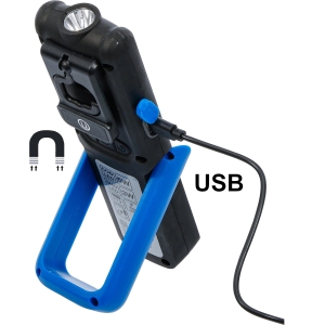 Foldable COB-LED Work Light with Magnet and Hook