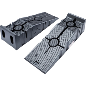 Set de rampe auto înalte din plastic, 3 t, 2 bucăți