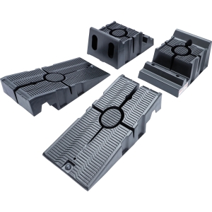 Extra-High Plastic Car Ramp Set, 3 t, 2 Ramps
