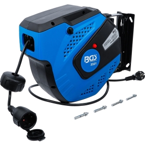 Automatic Retractable Cable Reel 15 m, 3 × 1.5 mm², IP20