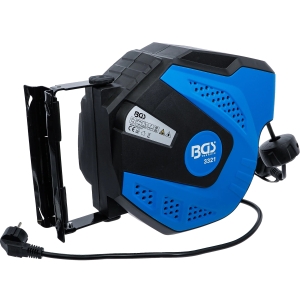 Automatic Retractable Cable Reel 15 m, 3 × 1.5 mm², IP20