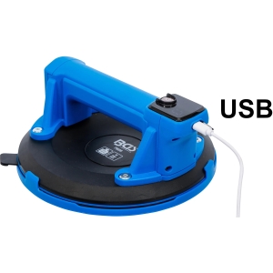 Cordless Vacuum Suction Lifter / Glass Carrier Ø 200 mm, 150 kg, with Digital Display