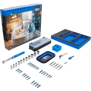 Tool Advent Calendar with 1/4" Gear Lock Sockets, Bits and Flex-Head Ratchet