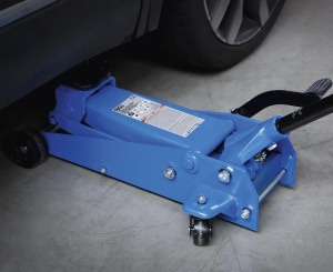 Cric hidraulic tip crocodil 3 t cu pedală de ridicare rapidă, 145–500 mm