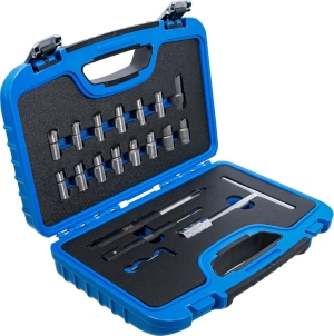 Комплект фрези за седла и отвори на инжектори CR Diesel – 19 части