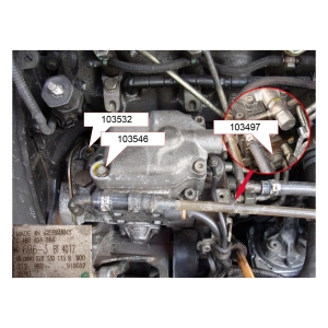 Triangular Socket Set for EDC Pump Cover – Bosch VP37