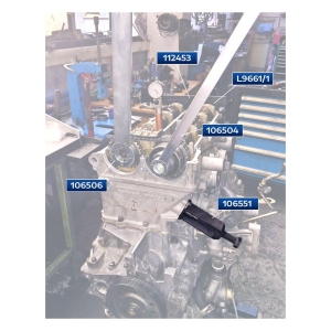 Set tensionatoare auxiliare lanț pentru Porsche ca 9401