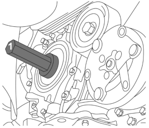 Комплект инструменти за центровка на капак на ангренаж и демонтаж на зъбно колело на помпа за Ford 1.8 TDDi / TDCi – като 303-652, 303-095