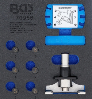 Universal Timing Belt Tension Tester with Target/Actual Display & Calibration Heads