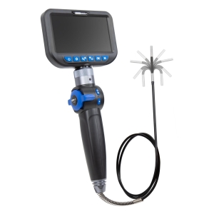 Endoscope Color Camera Gen. 2, Ø4 mm Camera Head, 210° Articulating, with 6 LED and 5" HD Color Display