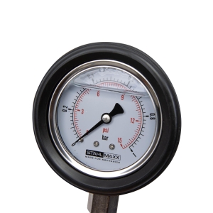 Set diagnostic pentru turbocompresor, ventilație carter și filtru de particule cu manometre și sistem cu coloană de măsurare