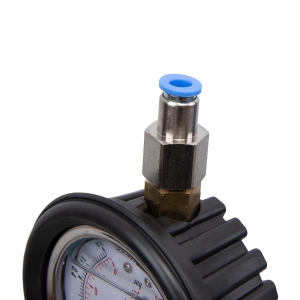 Set diagnostic pentru turbocompresor, ventilație carter și filtru de particule cu manometre și sistem cu coloană de măsurare