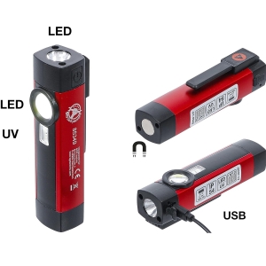 COB-LED / UV Aluminium Inspection Lamp | 1W