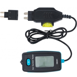 Digital Ammeter for Fuse Socket Testing