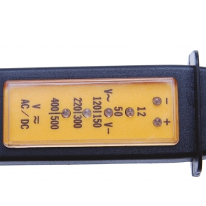 Двуполюсен тестер за напрежение 12–500V AC/DC