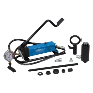 Hydraulic Tool Starter Set 10 pcs with Manual Pump, 18.2T Cylinder, Holder and M20 Spindle Set