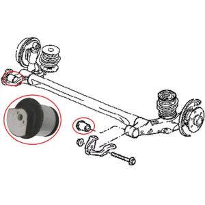 Rear Axle Silent Bushing Tool Set for Opel / Vauxhall